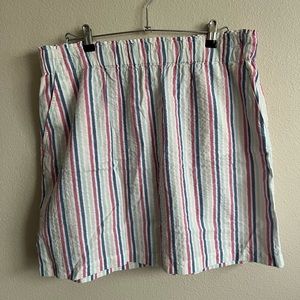 NWT Loft Outlet Colorful Vertical Striped Skirt
